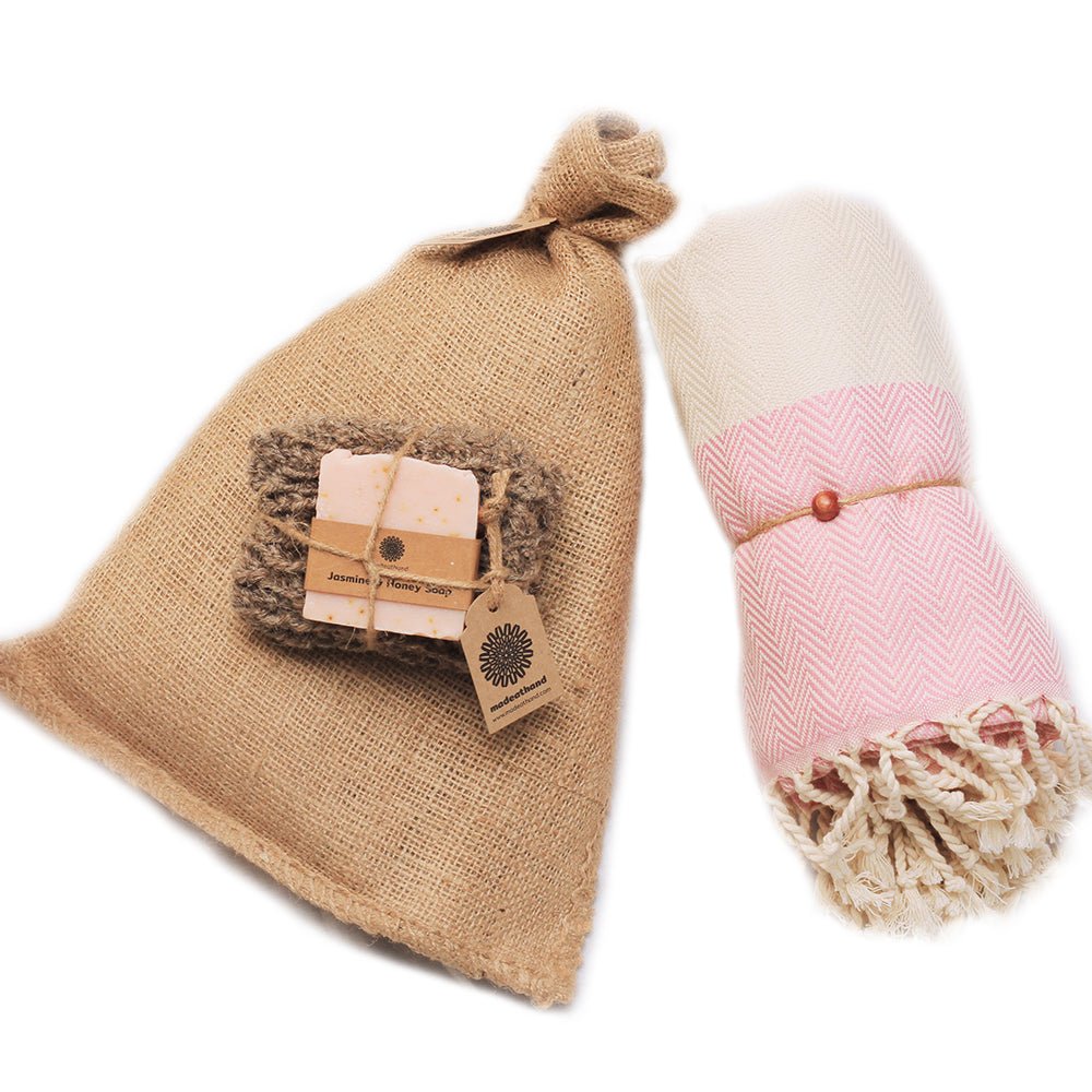 BAD & BODY - FISCHGRÄT ROSA - DENIO