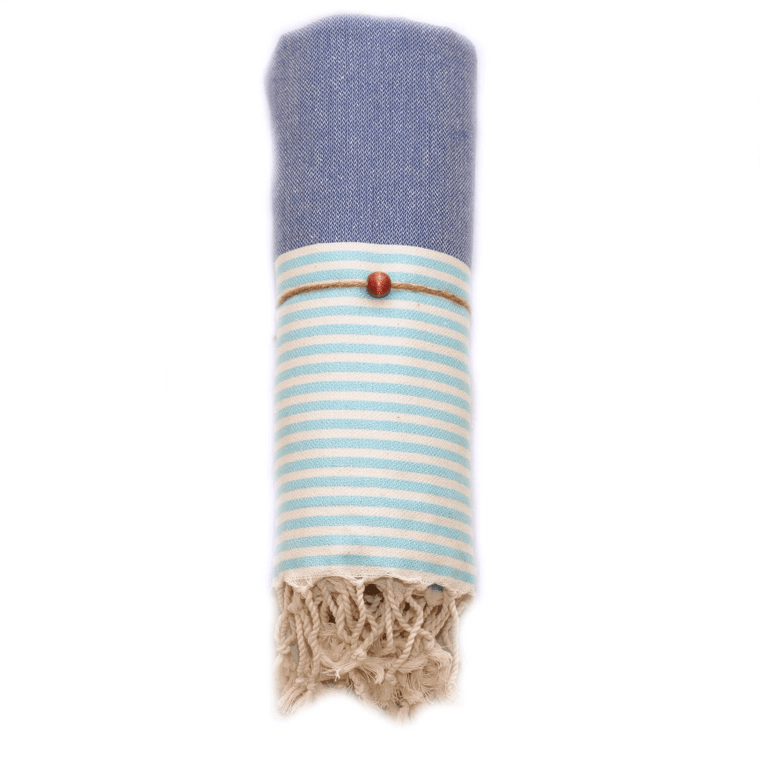 BEHIJA - MEHRFARBIG GESTREIFTES HAMAMTUCH - DENIO