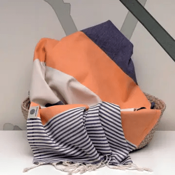 BEHIJA - MEHRFARBIG GESTREIFTES HAMAMTUCH - DENIO