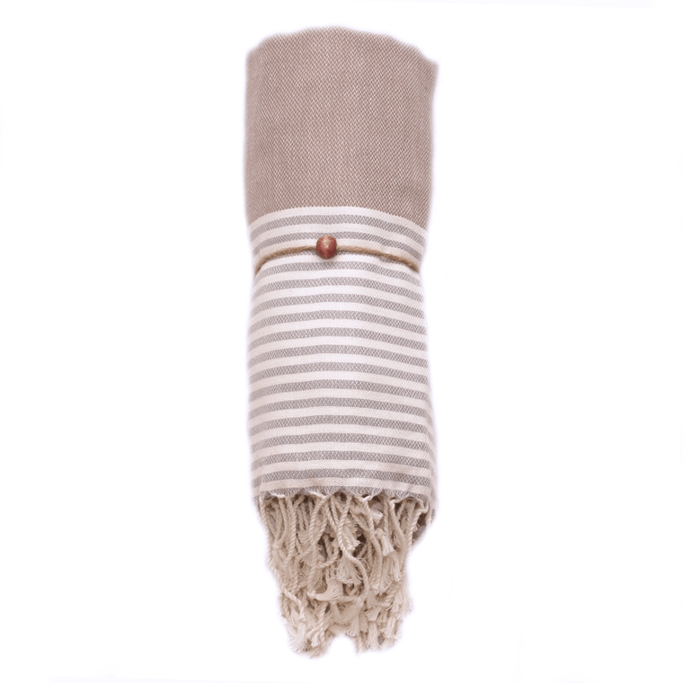 BEHIJA - MEHRFARBIG GESTREIFTES HAMAMTUCH - DENIO