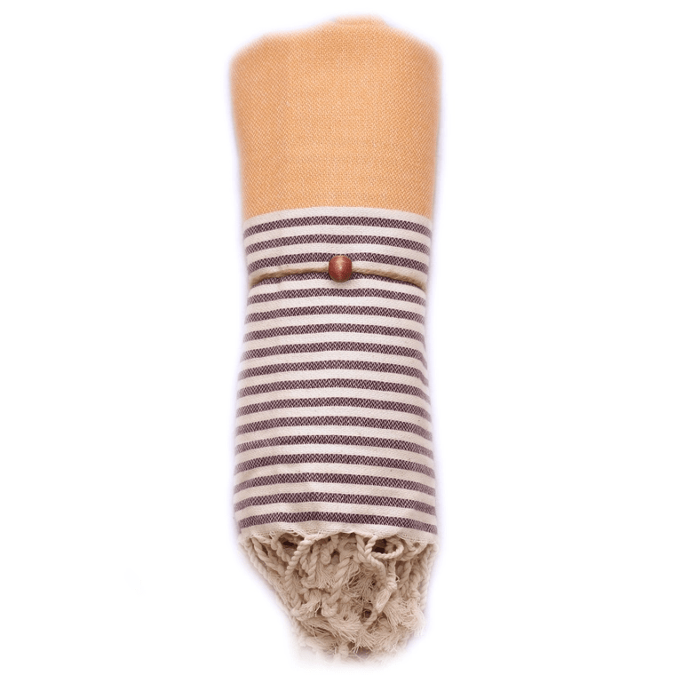 BEHIJA - MEHRFARBIG GESTREIFTES HAMAMTUCH - DENIO