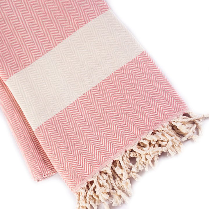 ELMA - HAMAMTUCH MIT FISCHGRÄTMUSTER - DENIO