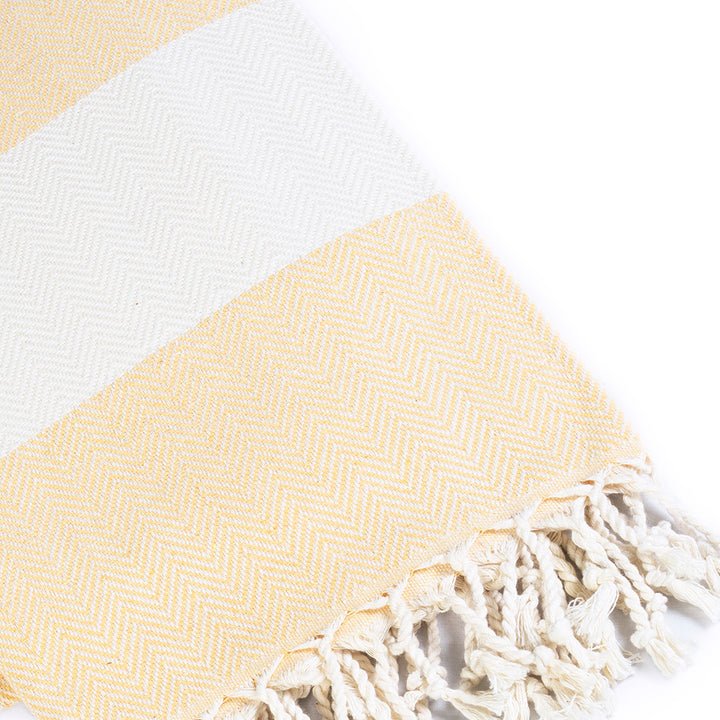 ELMA - HAMAMTUCH MIT FISCHGRÄTMUSTER - DENIO