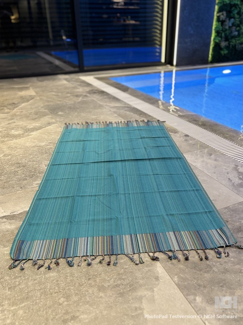 Hamamtuch SENIJA - Farbenspiel auf Baumwolle – auffällig, weich, besonders - DENIO