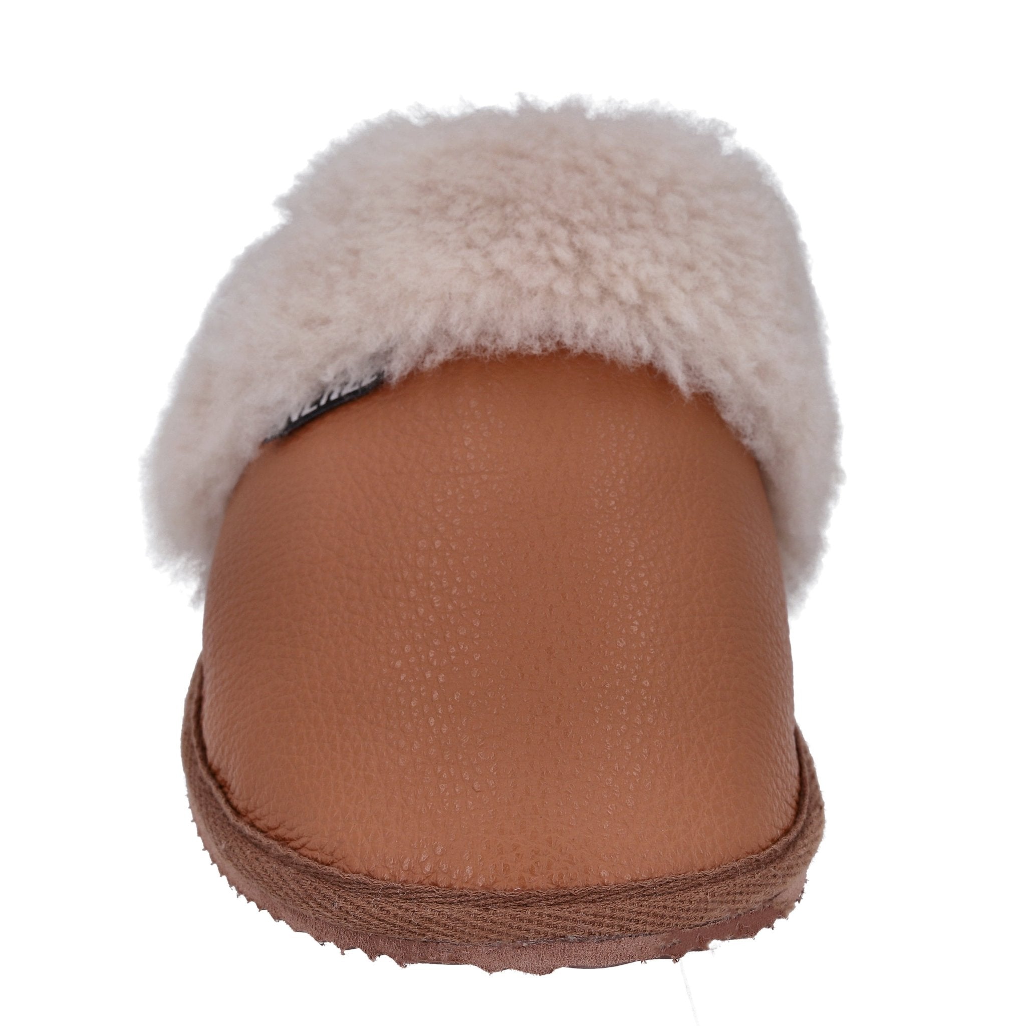 Lammfell - Hausschuhe für Damen in Camel - DENIO