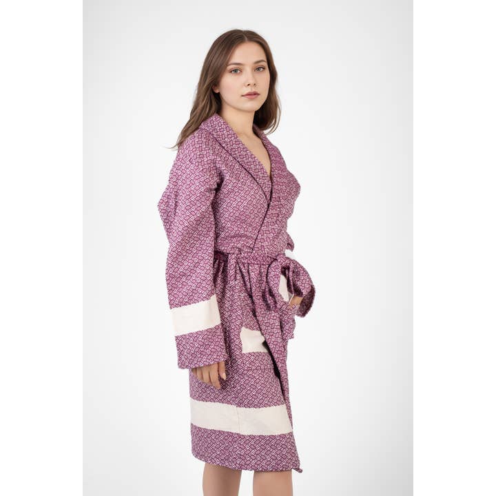 LOKUM BADEMANTEL - PFLAUME - DENIO