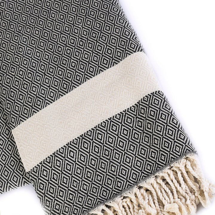 SELMA - HAMAMTUCH MIT DIAMANTMUSTER - DENIO