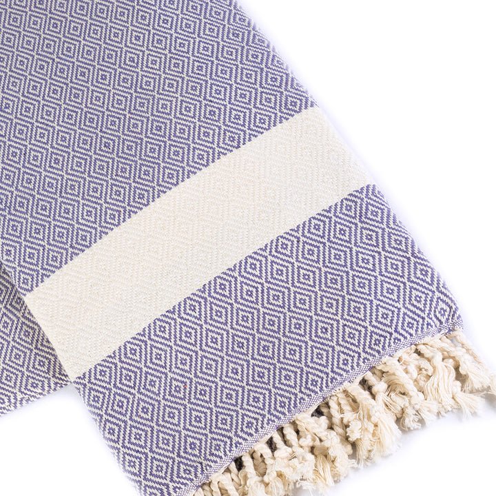 SELMA - HAMAMTUCH MIT DIAMANTMUSTER - DENIO