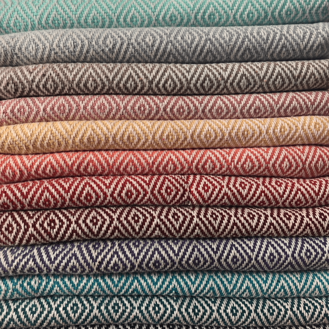 SELMA - HAMAMTUCH MIT DIAMANTMUSTER - DENIO