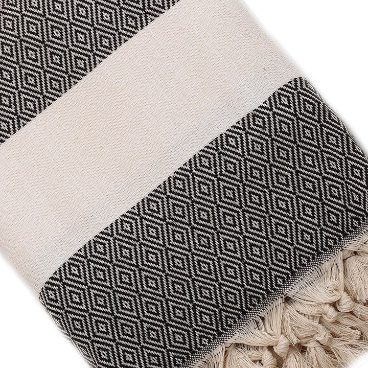 TAGESDECKE MIT DIAMANTMUSTER - DENIO