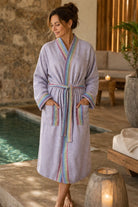 Wellness Bademantel Damen für Sauna und Zuhause