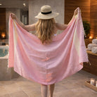 Hamamtuch SAJRA mit Diamantmuster aus Baumwolle – leicht & saugfähig - DENIO