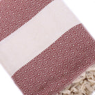Tagesdecke 220x260 aus Baumwolle – mit feinem Diamantmuster - DENIO